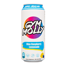 GYM MOLLY Pure Energy Drink 500ml Blue Raspberry Lemonade - 12 Pack
