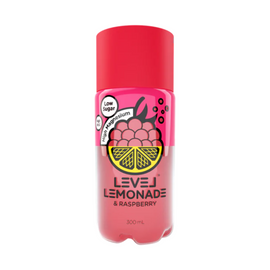 Level Lemonade & Raspberry 300ml Bottle - 6 Pack