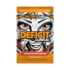 Faction Labs DEFICIT Clinical Fat Burner Sachet Mango Nectar - 10 Pack