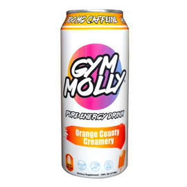 GYM MOLLY Pure Energy Drink 500ml Orange County Creamery - 12 Pack