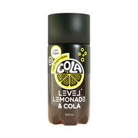 Level Lemonade & Cola 300ml Bottle - 6 Pack