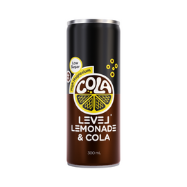 Level Lemonade & Cola Can 300ml - 12 Pack