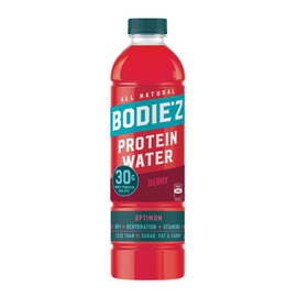 BODIE'Z Optimum 30g Protein Water 500ml Berry - 6 Pack