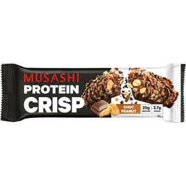 Musashi Protein Crisp Bar 60g Choc Peanut - 12 Pack