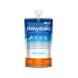 Rehydraid 250ml Doypack Orange - 6 Pack