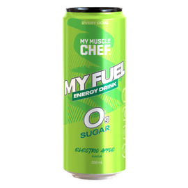 My Muscle Chef Energy Drink 355ml Electric Apple - 12 Pack