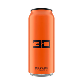 3D Energy Drink 473ml ORANGE Sunburst - 12 Pack