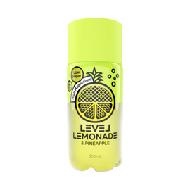 Level Lemonade & Pineapple 300ml Bottle - 6 Pack