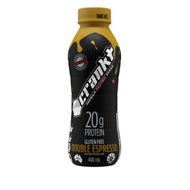 CRANKT 20g Premium Protein Shake 400ml Double Espresso - 6 Pack