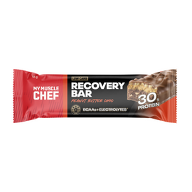 My Muscle Chef Recovery Bar 56g Peanut Butter Choc - 12 Pack