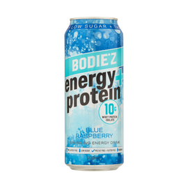 BODIE'Z Energy+Protein 10g 500ml Blue Raspberry - 6 Pack