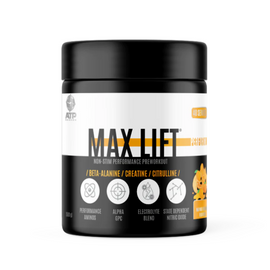 ATP Science MAX LIFT Non-Stim Pre-Workout 500g Mango Orange