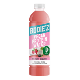 BODIE'Z Vegan Protein Water 10g Raspberry Coconut - 6 Pack