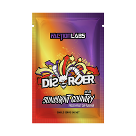 Faction Labs DISORDER Pre-Workout 8g Sachet Sunburnt Country Ltd Edition - 10 Pack