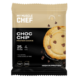 My Muscle Chef Protein Cookie 92g Choc Chip - 12 Pack