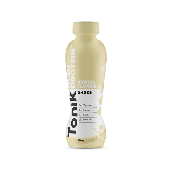 Tonik PRO Protein Shake 375ml Vanilla - 6 Pack