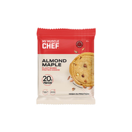 My Muscle Chef Plant Based protein Cookie 92g Almond Maple Choc - 12 Pack