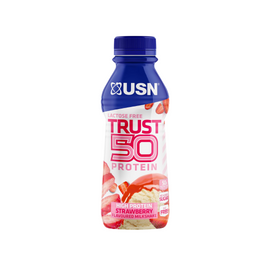 USN Trust 50 Protein Shake 500ml RTD Strawberry - 6 Pack
