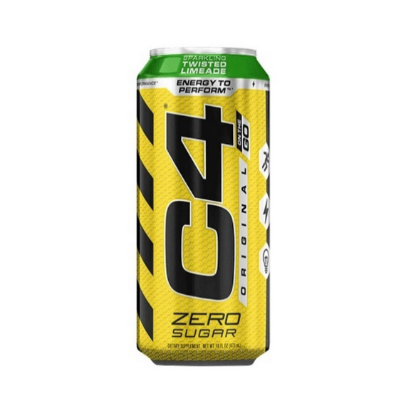 C4 Carbonated RTD 473ml - Twisted Limeade - 12 Pack