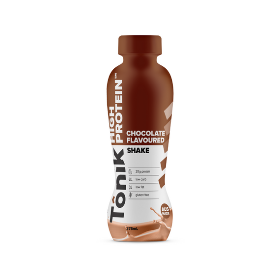 Tonik PRO Protein Shake 375ml Chocolate - 6 Pack