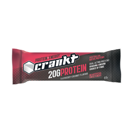 CRANKT Protein + Energy Bar 60g Raspberry & Coconut - 9 Pack