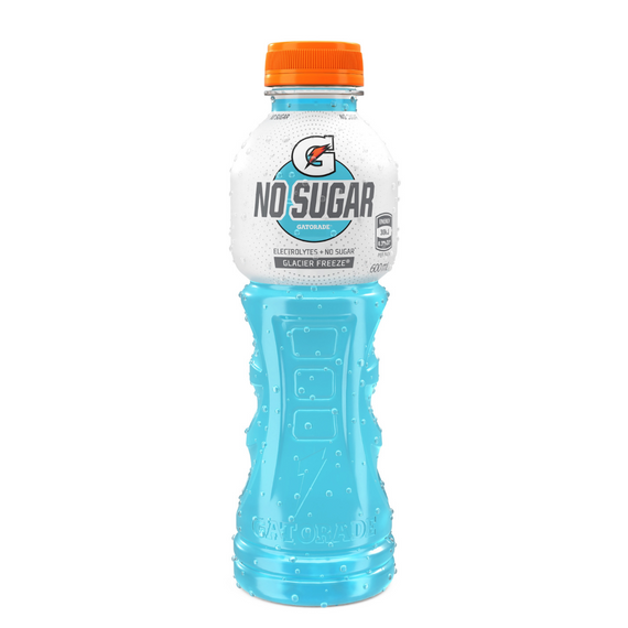 Gatorade No Sugar 600ml - Glacier Freeze - 12 Pack