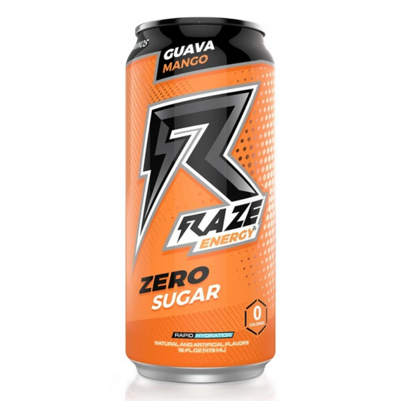 Raze Energy Drink 473ml Mango Guava - 12 Pack