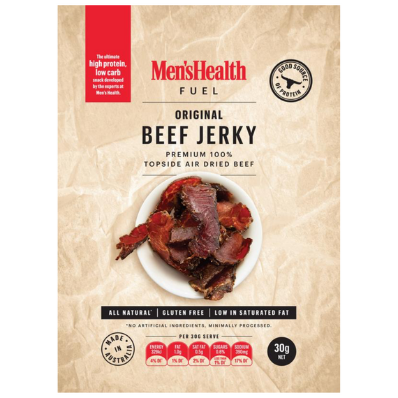 Men's Health Fuel Original Beef Jerky 30g - 12 pack