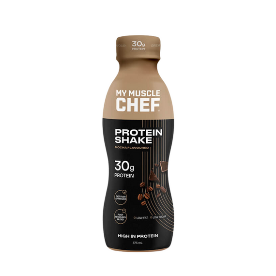 My Muscle Chef Protein Shake RTD 375ml Mocha - 12 Pack