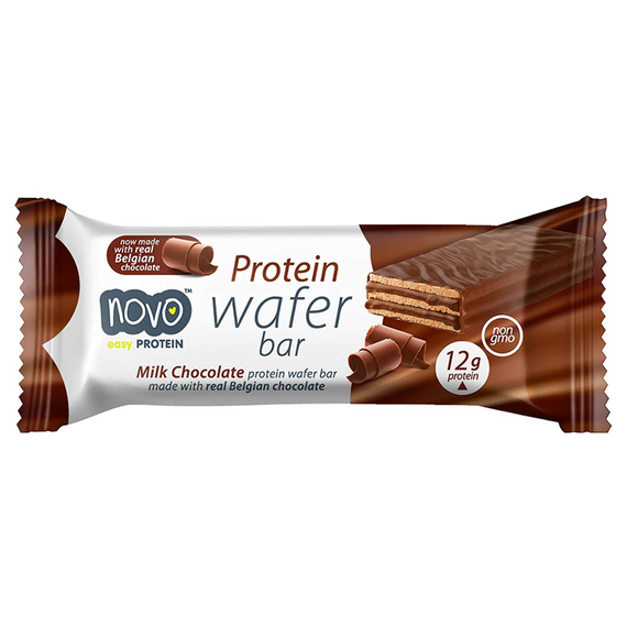 NOVO Protein Wafer Bar 40g Chocolate - 12 Pack