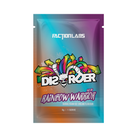 Faction Labs DISORDER Pre-Workout 8g Sachet Rainbow Warrior - 10 Pack