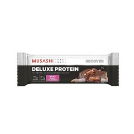 Musashi Deluxe Protein Bar - 60g - Rocky Road - 12 Pack