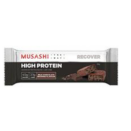 Musashi High Protein Bar - 90g - Choc Brownie - 12 Pack
