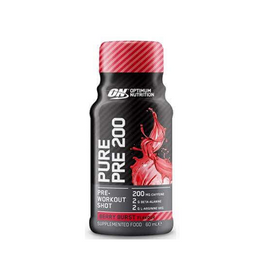 ON Pure Pre 200 Pre-Workout Shot - Berry - 12 Pack