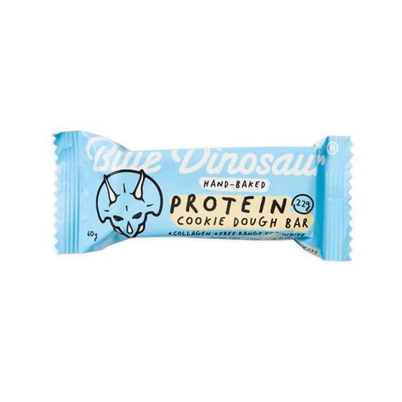 Blue Dinosaur Protein Bar 45g - Cookie Dough - 12 Pack