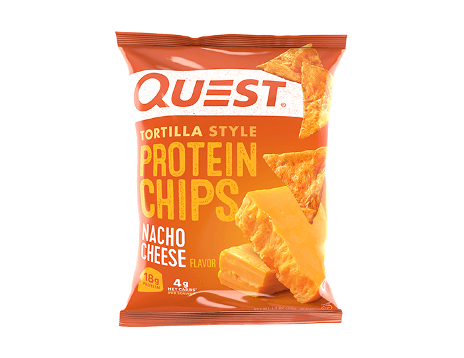 Quest Tortilla Protein Chips 32g - Nacho Cheese - 8 Pack