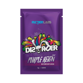 Faction Labs DISORDER Pre-Workout 8g Sachet Purple Reign - 10 Pack