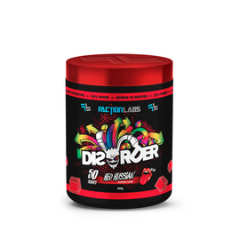 Faction Labs DISORDER Pre Workout 50 Serve - Red Russian