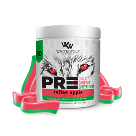 White Wolf Pre Workout PR3 240g Toffee Apple